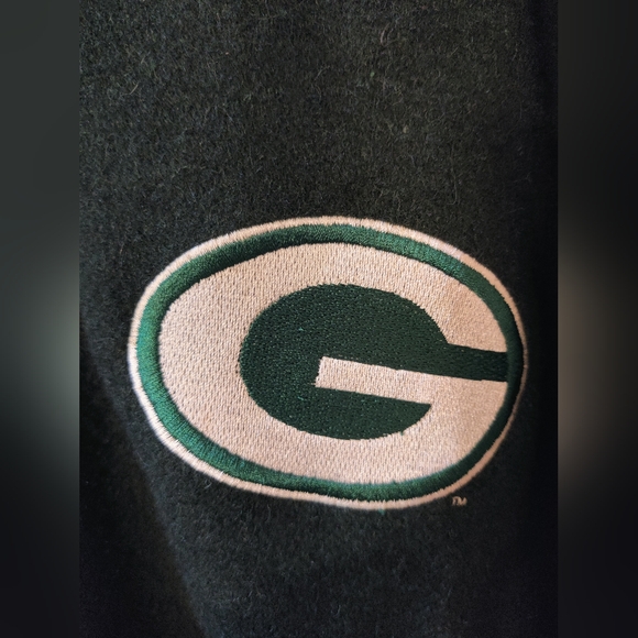 Vintage Wool Blend Green Bay Packets Jacket - Size Large - Picture 10 of 15